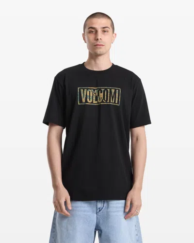 Volcom Men's Chaotic Short Sleeve Tee In Black