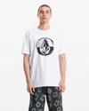 Volcom Men's Circle Split Short Sleeve Tee In White