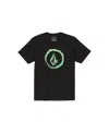 Volcom Men's Circle Stone Short Sleeve T-shirt In Black