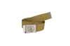 Volcom Men's Circle Web Belt In Dull Gold