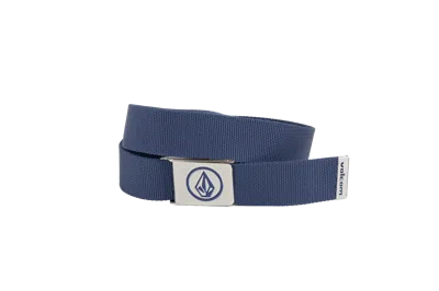 Volcom Men's Circle Web Belt In Navy