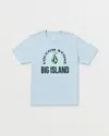 Volcom Men's Claimed Big Island Short Sleeve Tee In Blue