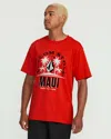 Volcom Men's Claimed Maui Short Sleeve Tee In Orange