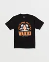 Volcom Men's Claimed Waikiki Short Sleeve Tee In Black