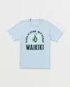 Volcom Men's Claimed Waikiki Short Sleeve Tee In Blue