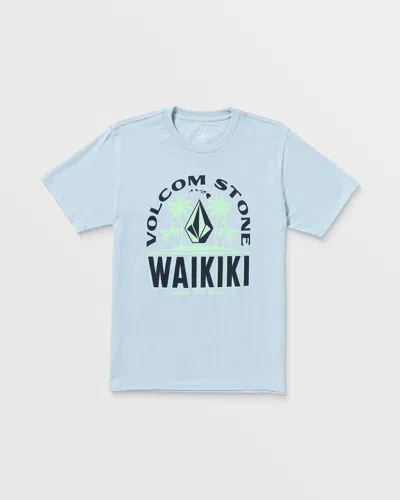 Volcom Men's Claimed Waikiki Short Sleeve Tee In Blue