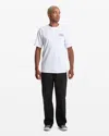 Volcom Men's Clean Sweep Short Sleeve Tee In White