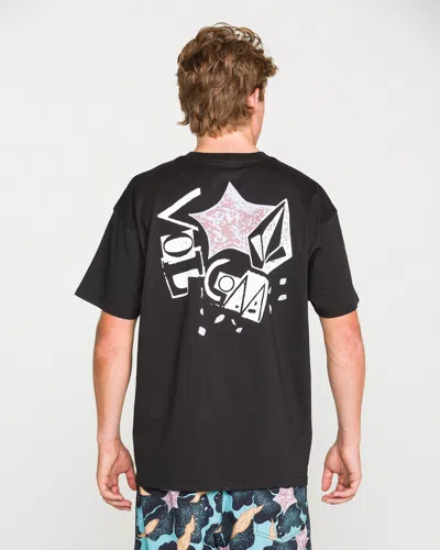 Volcom Men's Concrete Jungle Short Sleeve Tee In Black