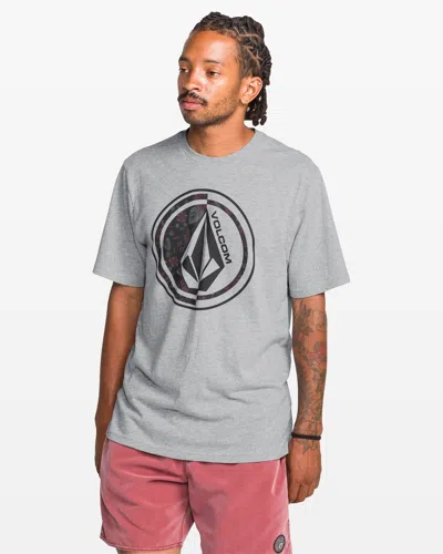 Volcom Men's Coop Short Sleeve Tee In Gray