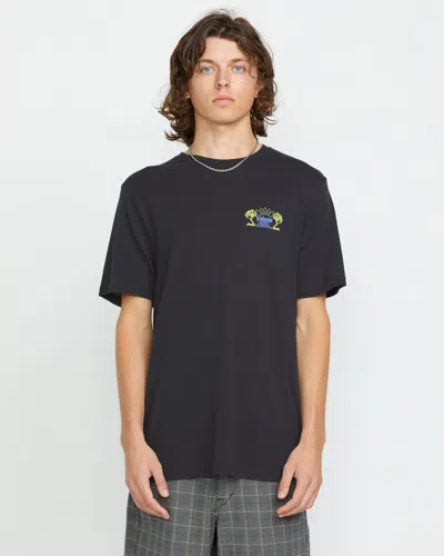 Volcom Men's Cosmic Root Short Sleeve Tee In Black