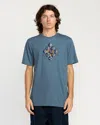 Volcom Men's Cue 91 Short Sleeve Tee In Blue