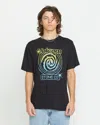 Volcom Men's Deep Trance Short Sleeve Tee In Black