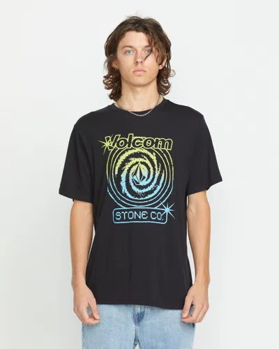 Volcom Men's Deep Trance Short Sleeve Tee In Black