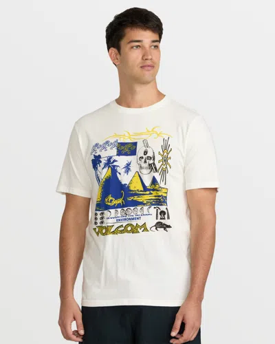Volcom Men's Deserted Short Sleeve Tee In White