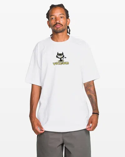 Volcom Men's Devilish Short Sleeve Tee In White