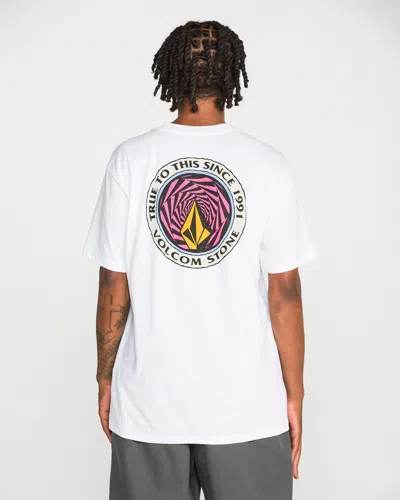 Volcom Men's Dirty Work Short Sleeve Tee In White