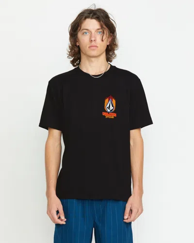 Volcom Men's Draggin Stone Short Sleeve Tee In Black