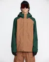 Volcom Men's Dua Gore-tex Jacket In Brown