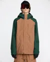 Volcom Men's Dua Gore-tex Jacket In Brown
