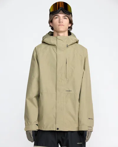 Volcom Men's Dua Insulated Gore-tex Jacket In Green