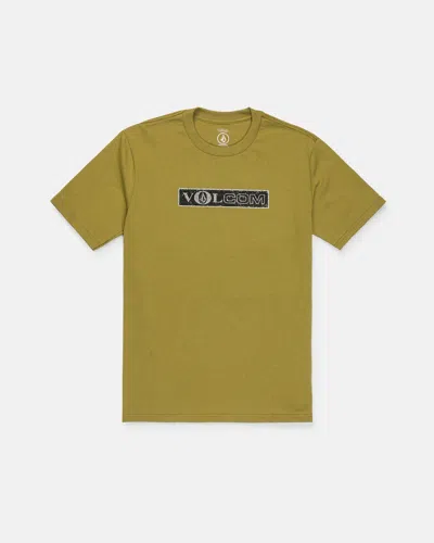 Volcom Men's Dual Euro Short Sleeve Tee In Green
