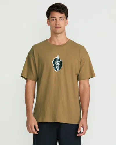 Volcom Men's Dunce Short Sleeve Tee In Brown