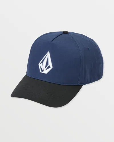 Volcom Men's Embossed Stone Adjustable Hat In Blue