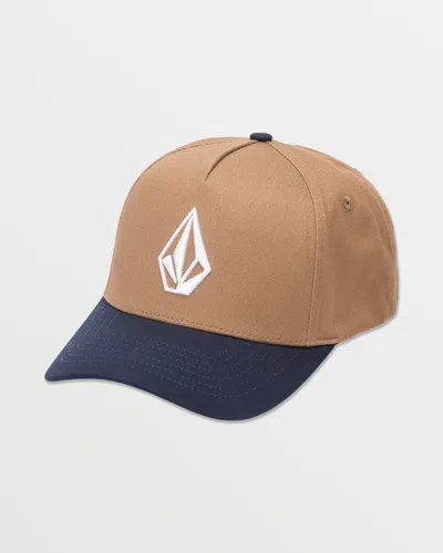 Volcom Men's Embossed Stone Adjustable Hat In Brown