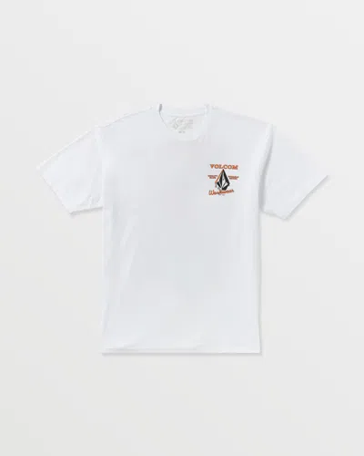 Volcom Men's Enamel Short Sleeve Tee In White