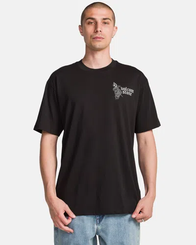 Volcom Men's Eternal Stoke Short Sleeve Tee In Black
