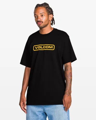 Volcom Men's Eurobox Short Sleeve Tee In Black