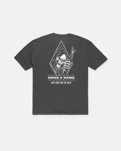 Volcom Men's Fear No Beer Short Sleeve Tee In Gray