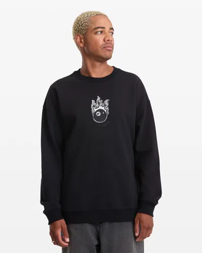 Volcom Men's Featured Artist Seth Conboy Crew In Black