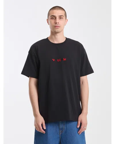 Volcom X Seth Conboy Embroidered Graphic T-shirt In Black