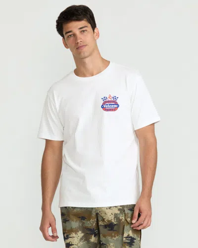 Volcom Men's Fifth Gear Short Sleeve Tee In White