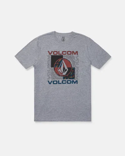 Volcom Men's Filled Out Short Sleeve Tee In Gray