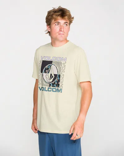 Volcom Men's Filled Out Short Sleeve Tee In Off White