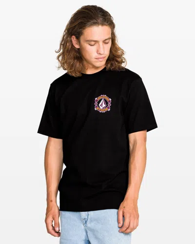 Volcom Men's Freekick Short Sleeve Tee In Black
