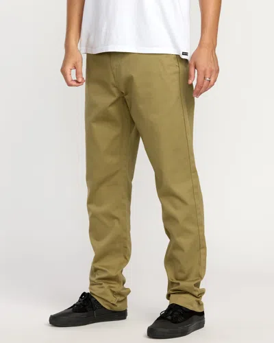 Volcom Men's Frickin Chino Pants In Brown