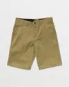 Volcom Men's Frickin Chino Shorts In Brown