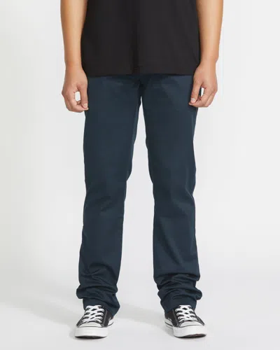 Volcom Men's Frickin Modern Stretch Pants In Blue
