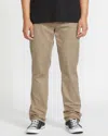 Volcom Men's Frickin Modern Stretch Pants In Brown