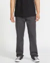 Volcom Men's Frickin Modern Stretch Pants In Gray