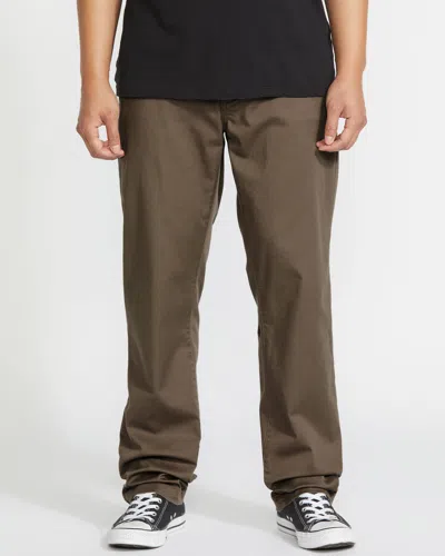 Volcom Men's Frickin Modern Stretch Pants In Green