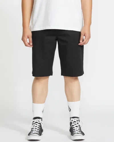 Volcom Men's Frickin Modern Stretch Shorts In Black