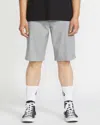 Volcom Men's Frickin Modern Stretch Shorts In Gray