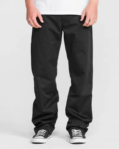 Volcom Men's Frickin Relaxed Chino Pants In Black