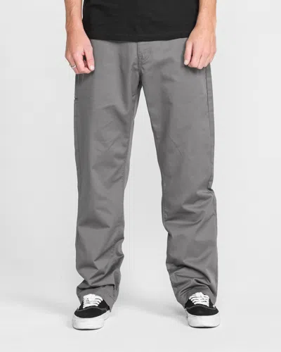 Volcom Men's Frickin Relaxed Chino Pants In Gray
