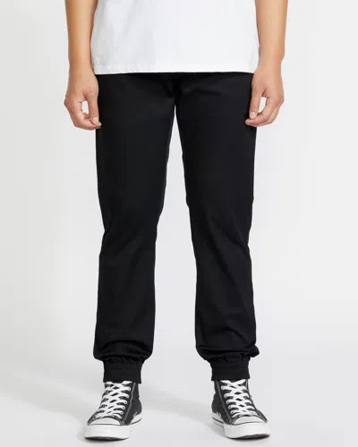 Volcom Men's Frickin Slim Joggers In Black