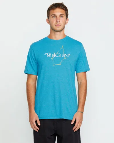Volcom Men's Galaxy Short Sleeve Tee In Blue